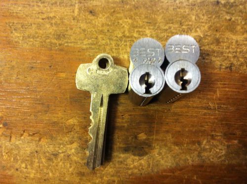2-Best Lock E keyway cores keyed