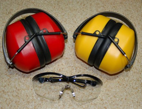 INDUSTRIAL EAR MUFFS PROTECTION SHOOTING RANGE EARMUFFS Free safety glasses