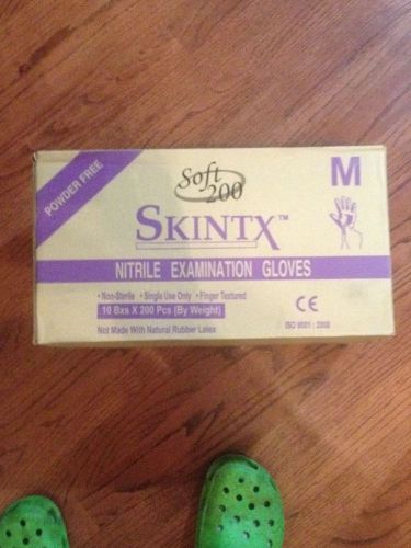 Nitrile Gloves Skin Tx Soft 200 1 Case Medium Size