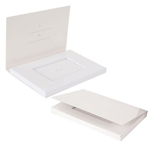 15 One Piece Gift Card Box Business Packaging Matte white