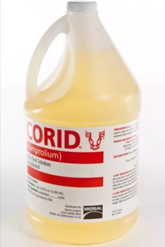 CORID Amprolium 9.6% Oral Solution, Coccidiosis 1 Gallon Bottle