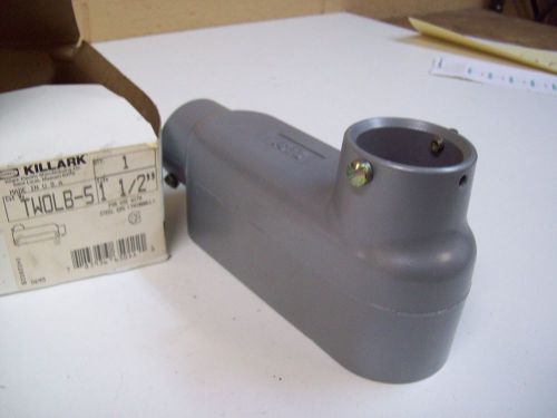 HUBBELL KILLARK TWOLB-5 CONDUIT OUTLET BODY 1-1/2&#039;&#039; - USED - FREE SHIPPING