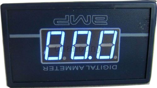 0-50A blue led digital AC ammeter amp panel meter Ampere gauge Current Monitor