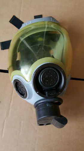 Millennium msa m3c2 5073 gas mask with mic attach size m medium for sale