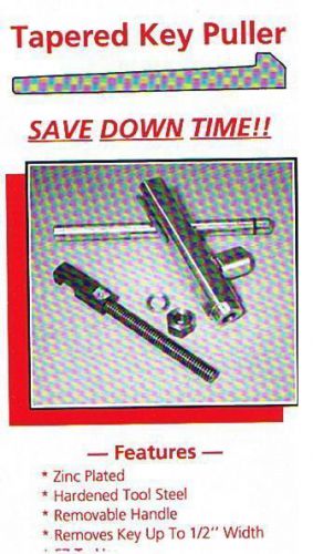 Tapered key puller  (gib key puller) for sale