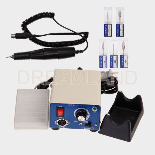 Dental metal marathon + 35k rpm micromotor polishing handpiece + 5*tungsten burs for sale