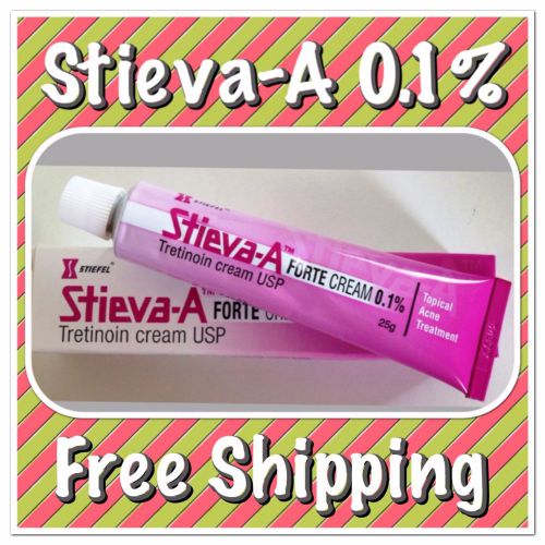 Stieva-A Cream 0.1% LAST LOT Acne Treatment Inflamed spot acne 25g Pink