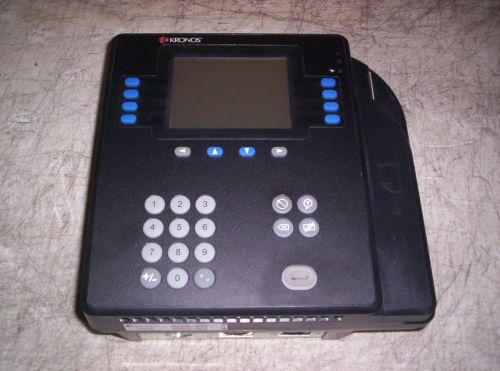 Kronos 4500 digital time clock with poe option and battery backup 8602800-501 for sale