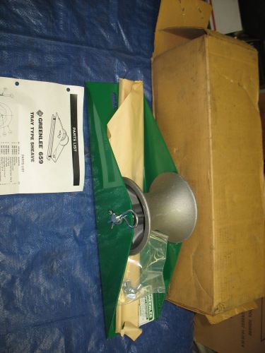 Greenlee 659 22&#034; Tray-Type Sheave New in Box
