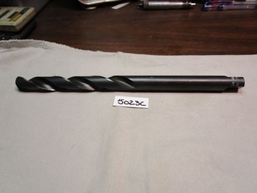 (#5023C) New USA made 19/32 Inch Long Length Straight Shank Drill
