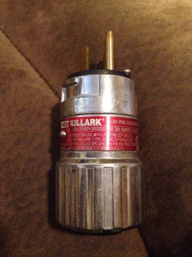 Killark ugp-20231 (125v a.c) 20amp 1hp plug for sale