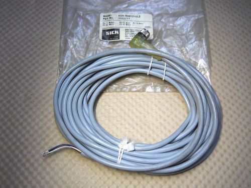 SICK KD5-RIM1210L2 CORDSET 5-WIRE WITH 5 PIN FEMALE W/LED 10M LENGTH NEW IN PKG