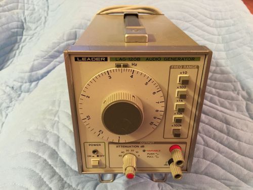 Leader lag-120b audio frequency sine/square wave generator 10hz-1mhz for sale