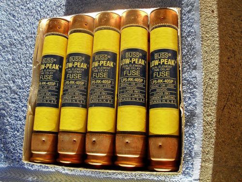 10 cooper buss low-peak time delay fuse~# lps-rk-40sp for sale