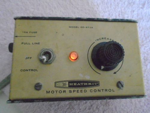 Vintage Heathkit Model GD-973A Motor Speed Control