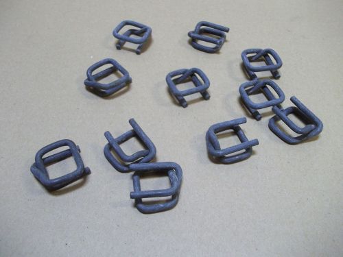 1,000 caristrap steel strapping buckles for poly banding 5/8&#034; usa made 29 lbs for sale
