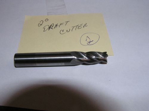 Draft cutter 3/8&#034; solid carbide - big dia. .373 - small dia. .313 dia. for sale