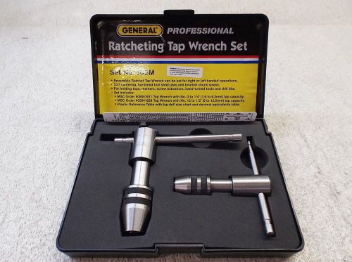 GENERAL 165M RATCHETING TAP WRENCH SET (NEW)