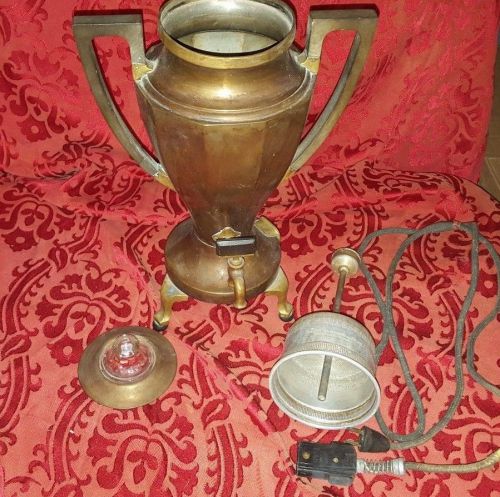 Vintage  Bronze Universal Electric Coffee Percolator No. 5 9169 1913