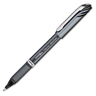 EnerGel NV Liquid Gel Pen, 1mm, Black Barrel, Black Ink BL30A