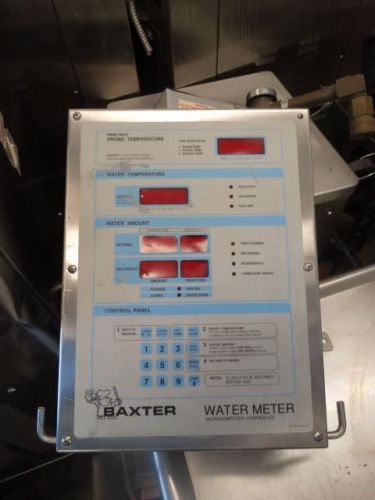 Baxter SP600W Microcomputer-Controlled Water Meter 120V Bakery Dunkin Donuts