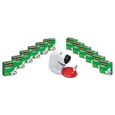 Dog Tape Dispenser Value Pack, 1&#034; Core for up to 3/4&#034; Tapes 810K12C31DOG