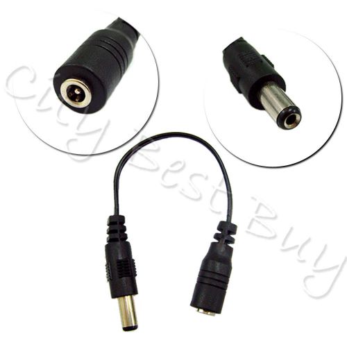 20 x DC Power Jack 5.5mm Male Plug to 3.5mm Female Cable Wire 24AWG CCTV Cameras