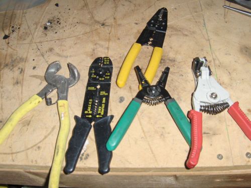 Lot of 4+Multifunctional Cable Wire Stripper Cutter Plier Stripping Cutting Tool