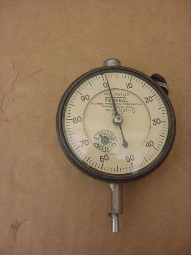 NICE FEDERAL PRODUCTS - PRO MACHINIST TOOLS - DIAL INDICATOR MODE C21-C  .001&#034;