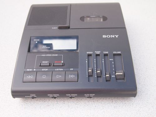 SONY BM-840 Microcassette Transcriber Dictation Machine WORKS GREAT