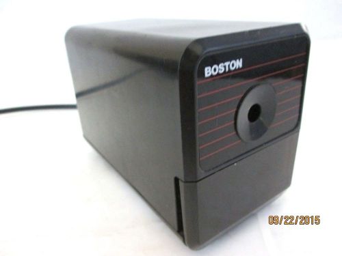 Boston Model 18 Electric Desktop Pencil Sharpener Vintage Tested &amp; Working Black