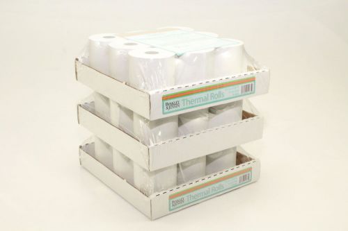 NEW Pack of 27 Rolls, White Thermal Paper by Berkley and Jensen, 3 1/8&#034; X 220 ft