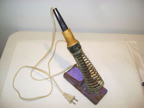 Vintage Soldering Iron with stand