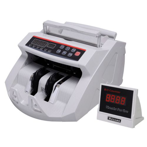 Uv &amp; mg cash bank new money bill counter counting machine counterfeit detector for sale