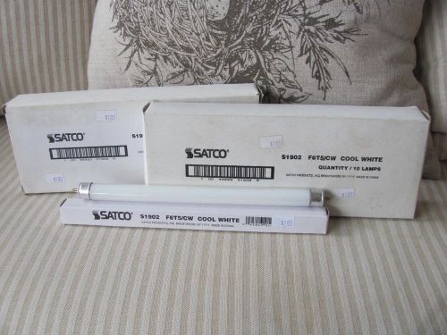 LOT OF 19 FGT5/CW COOL WHITE S1902 SATCO FLUORESCENT BULBS