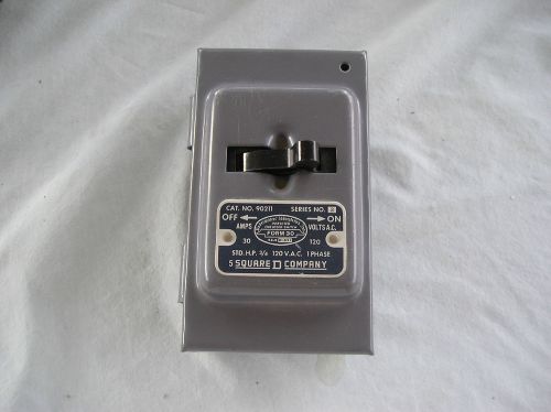 90211 Square D Fused Switch New