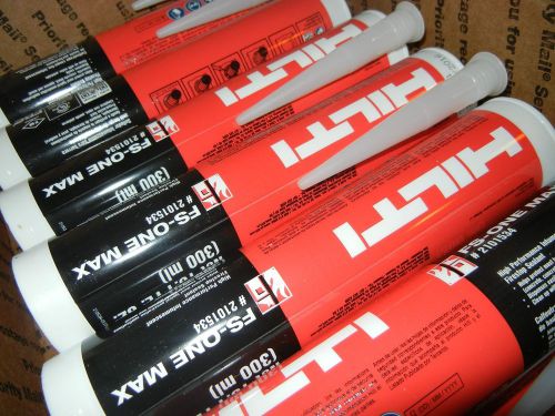 Hilti FS-ONE MAX Firestop Sealant Lot of 12 10.1oz Cartridges  2101534 new