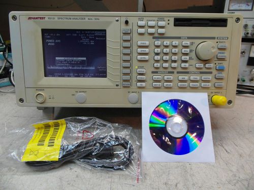 Advantest spectrum analyzer r3131 9khz-3 ghz calibrated new intrl battery tested for sale