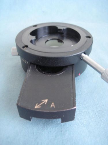 OLYMPUS 1.25x POLARIZER ANALYZER WITH INSERT