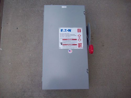 cutler-hammer eaton disconnect fuse box 600 v  100 amp  dh363fgk