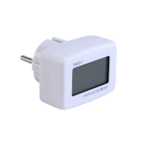 AC 80-300V LCD Digital Volt Meter Voltmeter EU Plug Electric Pen Meters EA