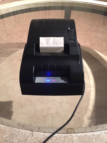 USB 58mm POS Thermal Dot Receipt Printer Set + Electronic Cash Drawer Roll Paper