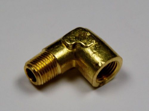 Brass Fittings: Brass 90° Street Elbow Forged, Pipe Size 1/8&#034;, QTY. 25