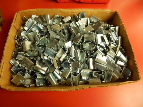 Lot of 293 borroughs high quality metal shelf clips! for sale