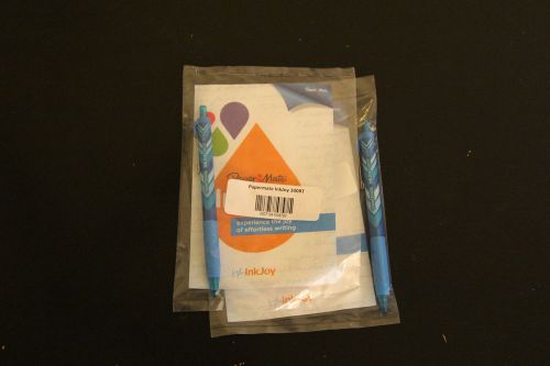 Lot of 2 Turquoise Paper Mate InkJoy 300RT Retro Wraps Ball Point Pens