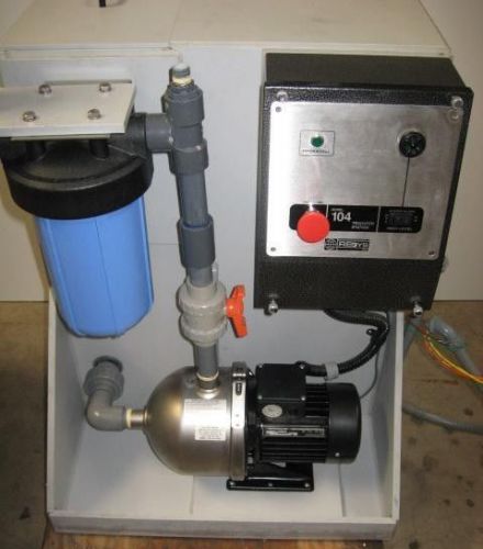 Resys D.I. filtration system with sump pump Model 104