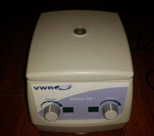 VWR Clinical 100 Laboratory Centrifuge with Rotor. 97011-432