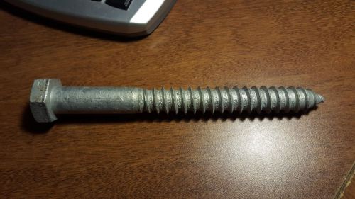 12 hillman hex head galvanized hot dipped lag screw 5/8&#034; x 6&#034; 812149 for sale