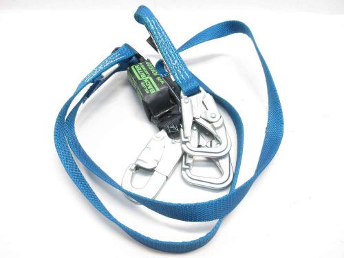 New miller fall protection 8798bd/6ftbl 2 leg dacron safety harness d514404 for sale