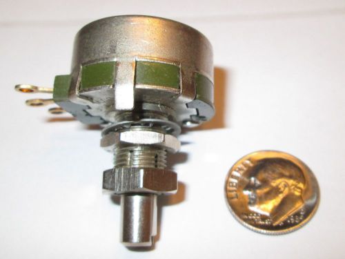 2.5k ohm 2 watt potentiometer clarostat  locking w/shaft  1 pcs. nos for sale